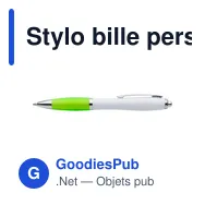 Stylo bille personnalisable en plastique avec logo - Swansea - Miniature 5