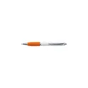 Variante orange - Stylo bille personnalisable en plastique avec logo - Swansea