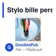 Stylo bille personnalisable en plastique avec logo - Thiago - Miniature 6
