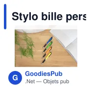 Stylo bille personnalisable en plastique avec logo - Thiago - Miniature 7
