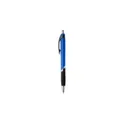 Variante bleu - Stylo bille personnalisable en plastique avec logo - Thiago