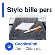 Stylo bille personnalisable 'Football' avec logo - Miniature 5