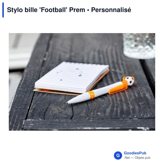 Stylo bille personnalisable 'Football' avec logo - Image 5