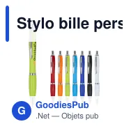 Stylo bille personnalisable en ABS recyclé opaque avec logo - Hawaï Hardcolour - Miniature 1