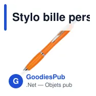 Stylo bille personnalisable en ABS recyclé opaque avec logo - Hawaï Hardcolour - Miniature 2