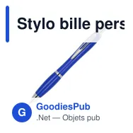 Stylo bille personnalisable en ABS recyclé opaque avec logo - Hawaï Hardcolour - Miniature 4