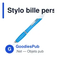 Stylo bille personnalisable en ABS recyclé opaque avec logo - Hawaï Hardcolour - Miniature 6