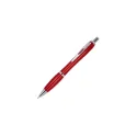 Variante Rouge - Stylo bille personnalisable en ABS recyclé opaque avec logo - Hawaï Hardcolour