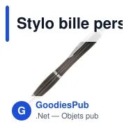 Stylo bille personnalisable transparent en plastique Ocean Bound avec logo - Hawaï - Miniature 2