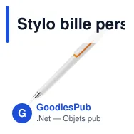 Stylo bille personnalisable bicolore en ABS avec logo - Illusion - Miniature 7