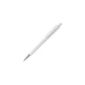 Variante Blanc / Blanc - Stylo bille personnalisable bicolore en ABS avec logo - Illusion