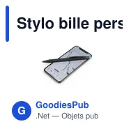Stylo bille personnalisable Keith avec logo - Multifonction - Miniature 4