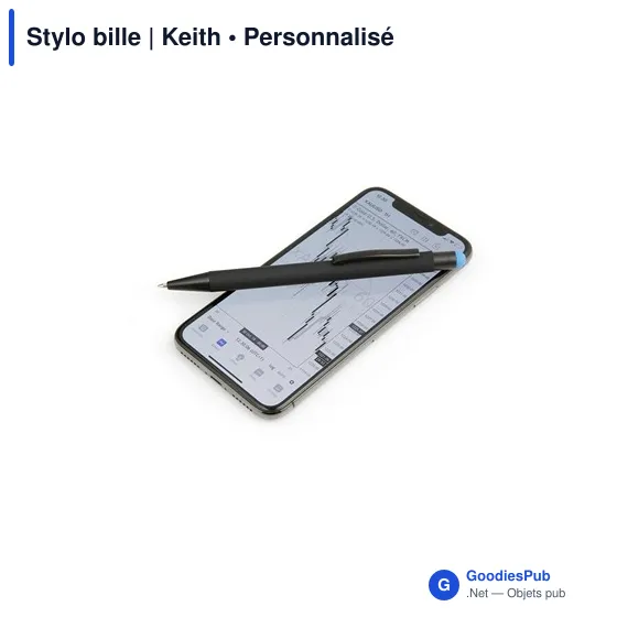 Stylo bille personnalisable Keith avec logo - Multifonction - Image 4