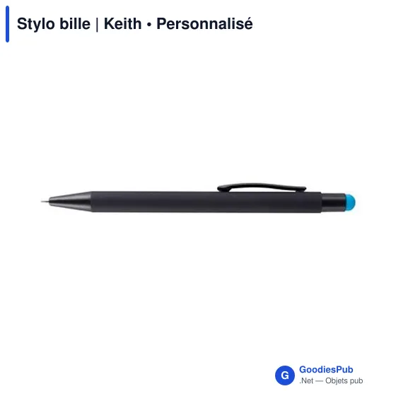 Stylo bille personnalisable Keith avec logo - Multifonction - Image 5
