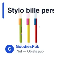 Stylo bille personnalisable à couleurs combinées avec logo - Kuma Combi - Miniature 1