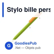 Stylo bille personnalisable à couleurs combinées avec logo - Kuma Combi - Miniature 2