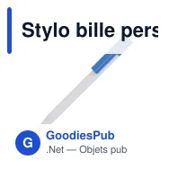 Stylo bille personnalisable opaque uni ou bicolore avec logo - Kuma - Miniature 12