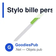 Stylo bille personnalisable opaque uni ou bicolore avec logo - Kuma - Miniature 3