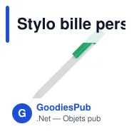 Stylo bille personnalisable opaque uni ou bicolore avec logo - Kuma - Miniature 6