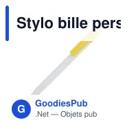 Stylo bille personnalisable opaque uni ou bicolore avec logo - Kuma - Miniature 7