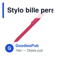 Stylo bille personnalisable opaque uni ou bicolore avec logo - Kuma - Miniature 10
