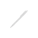 Variante Blanc / Blanc - Stylo bille personnalisable opaque uni ou bicolore avec logo - Kuma