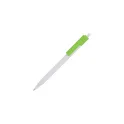Variante Blanc / vert clair - Stylo bille personnalisable opaque uni ou bicolore avec logo - Kuma