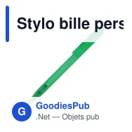 Stylo bille personnalisable transparent coloré avec logo - Kuma - Miniature 6