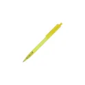 Variante Transparent Jaune - Stylo bille personnalisable transparent coloré avec logo - Kuma