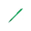 Variante Transparent vert - Stylo bille personnalisable transparent coloré avec logo - Kuma