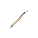 Variante Blanc - Stylo bille personnalisable en bambou avec logo - Madrid
