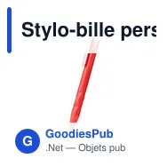 Stylo-bille personnalisable Malvion avec logo en ABS recyclé - Miniature 9
