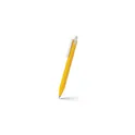 Variante jaune - Stylo-bille personnalisable Malvion avec logo en ABS recyclé