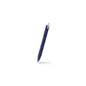 Variante bleu marine - Stylo-bille personnalisable Malvion avec logo en ABS recyclé