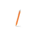 Variante orange - Stylo-bille personnalisable Malvion avec logo en ABS recyclé