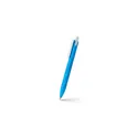 Variante bleu - Stylo-bille personnalisable Malvion avec logo en ABS recyclé