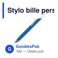 Stylo bille personnalisable en aluminium toucher doux avec logo - Monaco - Miniature 3