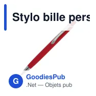 Stylo bille personnalisable en aluminium toucher doux avec logo - Monaco - Miniature 7