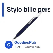 Stylo bille personnalisable en aluminium toucher doux avec logo - Monaco - Miniature 9