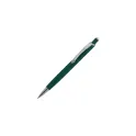 Variante Vert foncé - Stylo bille personnalisable en aluminium toucher doux avec logo - Monaco