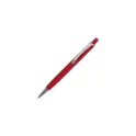 Variante Rouge - Stylo bille personnalisable en aluminium toucher doux avec logo - Monaco