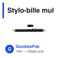 Stylo-bille multifonction personnalisable avec logo | Guilbert - Miniature 12