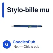 Stylo-bille multifonction personnalisable avec logo | Guilbert - Miniature 3