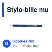 Stylo-bille multifonction personnalisable avec logo | Guilbert - Miniature 4