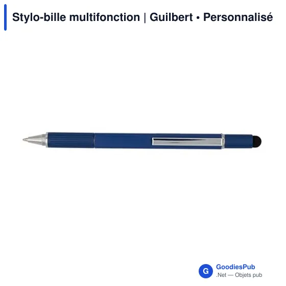 Stylo-bille multifonction personnalisable avec logo | Guilbert - Image 4