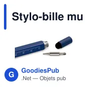 Stylo-bille multifonction personnalisable avec logo | Guilbert - Miniature 6