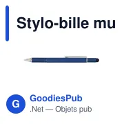 Stylo-bille multifonction personnalisable avec logo | Guilbert - Miniature 7
