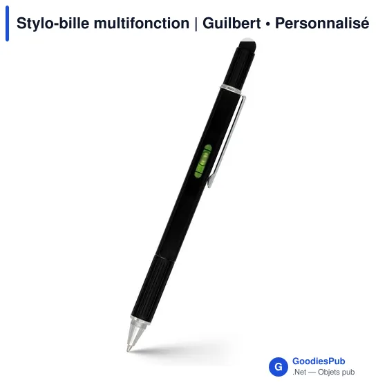 Stylo-bille multifonction personnalisable avec logo | Guilbert - Image 8