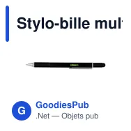 Stylo-bille multifonction personnalisable avec logo | Guilbert - Miniature 10