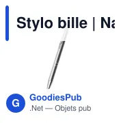 Stylo bille | Nathaniel - Miniature 1